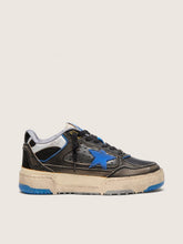Golden Goose Women's Forty2 in black foam rubber and leather with TPU star and black leather heel tab