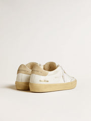 Golden Goose Women's Soul Star in white leather with beige suede heel tab
