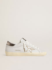 Golden Goose Super-Star with crackle leather star and metallic foiled leather heel tab
