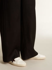 Golden Goose Ball Star with burgundy croc-print leather star and gold heel tab