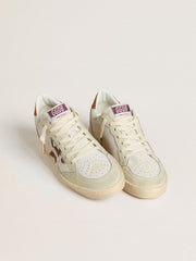 Golden Goose Ball Star with animal-print pony skin star and tobacco leather heel tab