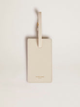 Golden Goose Worn white luggage tag