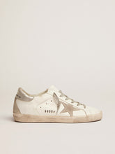 Golden Goose Women's Super-Star with silver heel tab and metal stud lettering
