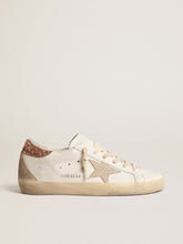Golden Goose Women's Super-Star with a suede star and peach-pink glitter heel tab