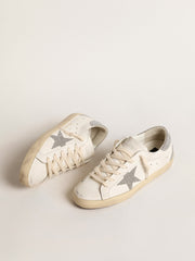 Golden Goose Women’s Super-Star with silver Swarovski crystal star and heel tab