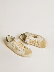 Golden Goose Women’s Super-Star LTD with leather star and Swarovski crystals heel tab