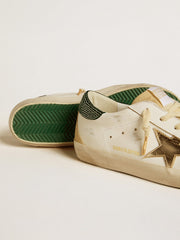 Golden Goose Women’s Super-Star LTD with leather star and Swarovski crystals heel tab