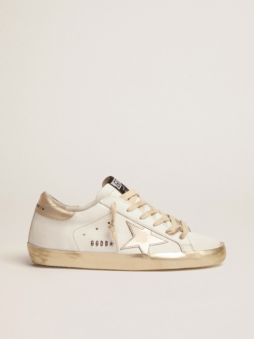 Golden Goose Women’s Super-Star sneakers with gold foxing | Golden Goose