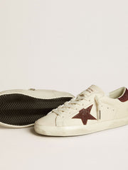 Golden Goose Women’s Super-Star with suede star and heel tab with Swarovski crystals