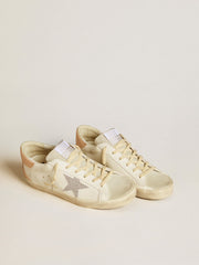 Golden Goose Women’s Super-Star in leather with Swarovski crystal star and heel tab