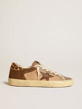Golden Goose Women’s Super-Star in suede with leather star and pony skin heel tab