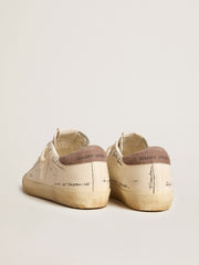 Golden Goose Women's Super-Star in nappa leather with perforated star and suede heel tab