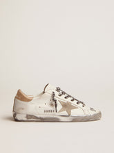Golden Goose Women's Super-Star in white leather with gray suede star