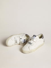 Golden Goose Bio-based Old School with perforated star and glitter heel tab