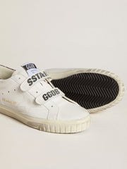 Golden Goose Bio-based Old School with perforated star and glitter heel tab