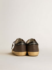 Golden Goose Women's Super-Star Penstar LTD in brown leather with pink suede star