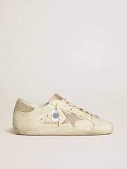 Golden Goose Women’s Super-Star in nappa leather with Swarovski crystal star and heel tab