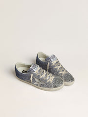 Golden Goose Super-Star LTD in multicolor glitter with silver metallic leather star