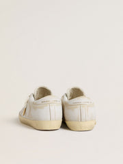 Golden Goose Women’s Super-Star with white leather star and heel tab with lived-in effect