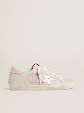 Golden Goose Super-Star LTD in pink leather with silver foiled leather star and pink leather heel tab