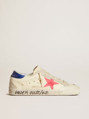 Golden Goose Women’s Super-Star in nappa with suede star and metallic leather heel tab