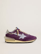 Golden Goose Women’s Marathon with purple nylon upper and white star