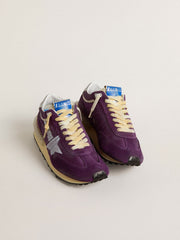Golden Goose Women’s Marathon with purple nylon upper and white star