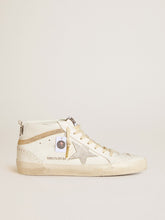 Golden Goose Mid Star with star and heel tab in suede with Swarovski crystals