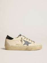 Golden Goose Hi Star in nappa with Swarovski crystal star and dark blue leather heel tab