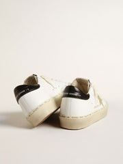 Golden Goose Hi Star with Swarovski crystal star and black heel tab
