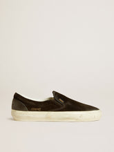 Golden Goose Women's VCE Penstar in black suede with black leather heel tab
