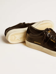 Golden Goose Women's Matchstar in black leather with black suede heel tab