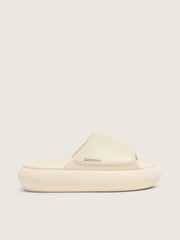 Golden Goose Women's Space-Star slip-ons in white leather