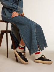 Golden Goose Women's Space-Star Sabots with leather star and shearling lining