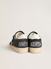 Golden Goose Women's Ball Star in dark blue suede with leather star and heel tab