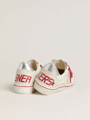 Golden Goose Women’s Ball Star LTD LNY in white leather with a lived-in effect