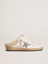 Golden Goose Ball Star Sabots with glitter star and shearling lining