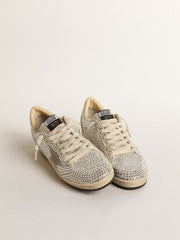 Golden Goose Women’s Ball Star with Swarovski crystals and gray suede star