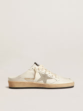Golden Goose Ball Star Sabots in nappa leather with ice-gray suede star