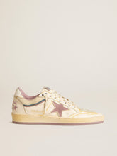 Golden Goose Women's Ball Star in nappa leather with mauve TPU star and leather heel tab