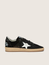 Golden Goose Women's Ball Star in black suede with white leather star