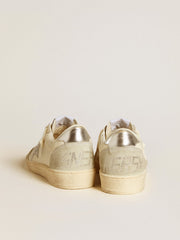 Golden Goose Women's Ball Star with silver Swarovski micro-crystal star and metallic silver leather heel tab