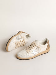 Golden Goose Ball Star with metallic leather star and glitter heel tab