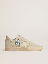 Golden Goose Ball Star in suede with Swarovski crystals and pearls and leather star