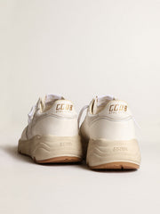 Golden Goose Women's Running Sole in mesh and white nappa