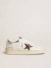 Golden Goose Women's Stardan in nappa with glitter star and metallic leather heel tab