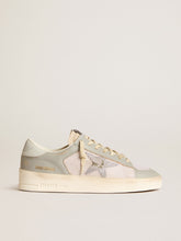 Golden Goose Stardan in gray nappa leather and white mesh with gray leather star