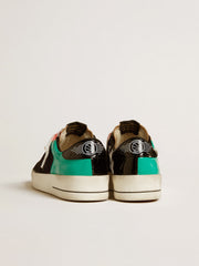 Golden Goose Women's Stardan LAB in patent leather and mesh with rubber star