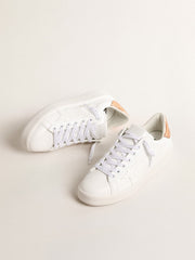 Golden Goose Women's bio-based Purestar with bronze metallic leather heel tab