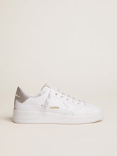 Golden Goose Women's Purestar sneakers with glittery silver heel tab